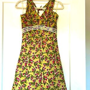 Halter floral dress